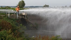 Apdorojamas nuotekų dumblas