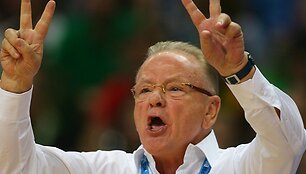 Serbijos vyrų krep&scaron;inio rinktinės treneris Dusanas Ivkovičius 2