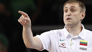Lietuvos krep&scaron;inio rinktinės treneris Kęstutis Kemzūra