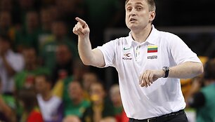 Lietuvos krep&scaron;inio rinktinės treneris Kęstutis Kemzūra