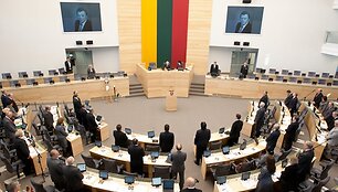 Juozo Paliono pagerbimas Seime