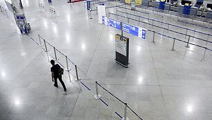 Tu&scaron;čia i&scaron;vykimo salė Atėnų oro uoste