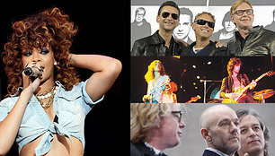 Rihanna, „Depeche Mode“, „Led Zeppelin“, R.E.M.