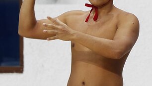Dviprasmi&scaron;kos Singapūro vandensvydžio komandos kelnaitės
