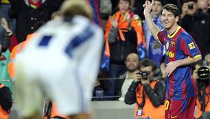 Barselonos futbolininkai savaitgalį &scaron;ventė lengvą pergalę