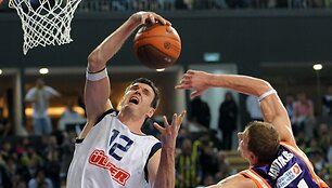 Roberto Javtoko ir Darju&scaron;o Lavrinovičiaus akistata.