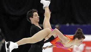 Tessa Virtue ir Scottas Moiras keturių kontinentų čempionate