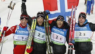 Aukso medaliai atiteko norvegams.