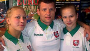 A.Kaselis su savo auklėtinėmis