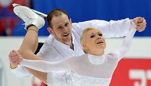 C.Yankowskas ir J.Coughlinas pasaulio dailiojo čiuožimo čempionate užėmė 6-tą vietą.