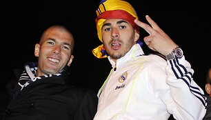 Zinedine'as Zidane'as ir Karimas Benzema