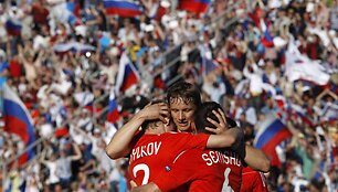 Romanas Pavlyuchenko pasižmėjo tris kartus