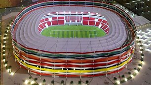 Vieno i&scaron; Kataro stadionų vizuralizacija