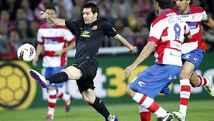 Barselonos futbolininkai pasiekė pergalę
