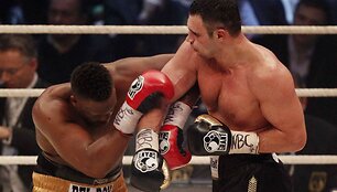 Vitalijus Klyčko ir Dereckas Chisora