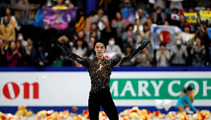 Yuzuru Hanyu i&scaron;kovojo sidabro medalį