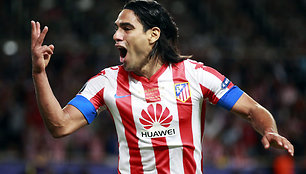 „Atletico“ žvaigždė R.Falcao pelnė tris įvarčius