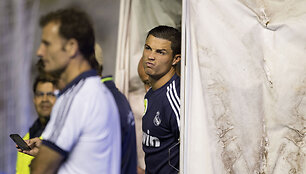 Nepatenkintas Cristiano Ronaldo