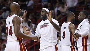 "Heat" palaužė "Spurs"