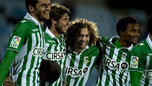 Po pergalės &bdquo;Real Betis&ldquo; klubas pakilo į ketvirtą vietą Ispanijos čempionate