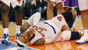 &bdquo;Knicks&ldquo; vedlys Carmelo Anthony patyrė traumą