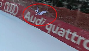 Peteris Fillas ore padarė salto ir i&scaron;vengė traumų