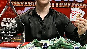 Pokerio profesionalas i&scaron; Rusijos Aleksandras Kostricinas 