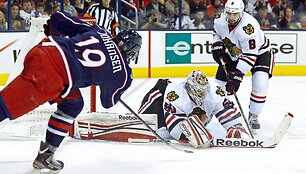 NHL rungtynėse Čikagos ekipa patyrė pirmąjį pralaimėjimą