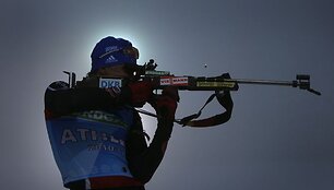 Moterų biatlono estafetės varžybose Vokietijoje nugalėjo &scaron;vedės