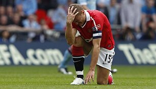 &bdquo;Manchester City&ldquo; įveikė &bdquo;Manchester United&ldquo; ir pateko į FA taurės finalą 