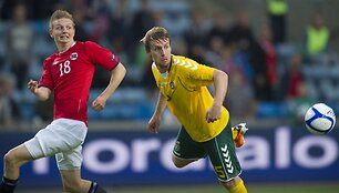 Draugi&scaron;kas futbolo rungtynes Lietuva pralaimėjo Norvegijai