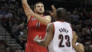 L.Kleiza dvikovoje su Portlando krep&scaron;ininkais nebuvo rezultatyvus