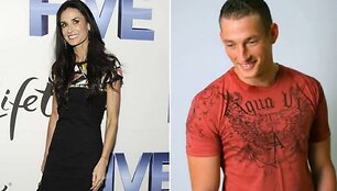 Demi Moore ir jos naujas draugas Blake'as Corlas-Baietti