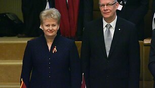 Dalia Grybauskaitė ir Valdis Zatlers