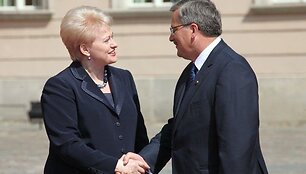 Dalia Grybaiskaitė dalyvauja susitikime