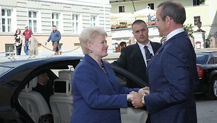 Dalia Grybauskaitė ir Estijos prezientas