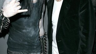 Nicolas Cage'as ir jo sūnus Westonas (kairėje)