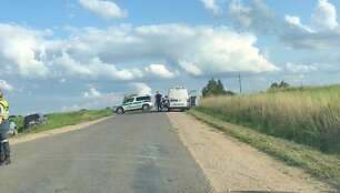 Į avariją pateko penki &scaron;auktiniai