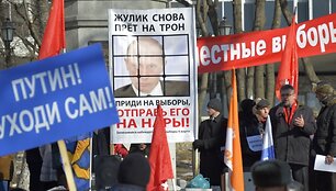 Rusijoje vyksta protestai