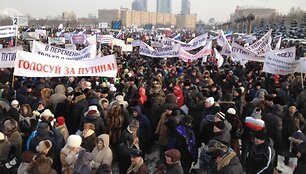 Rusijoje vyksta protestai