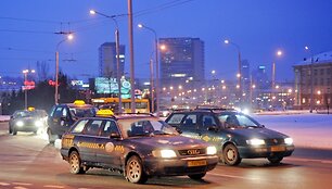 Taksistai streikavo