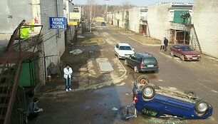 Avarija Kaune, &Scaron;iaurės prospekte