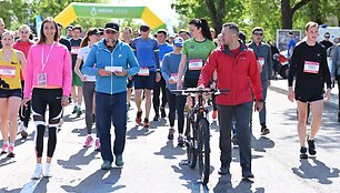 Bir&scaron;tono pusmaratonyje dalyvavo per 2000 bėgimo mėgėjų