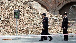 Italiją purto žemės drebėjimai