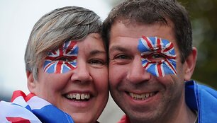Britai &scaron;venčia karalienės valdymo jubiliejų
