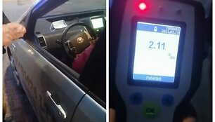 Pareigūnams įkliuvo girtas taksi vairuotojas