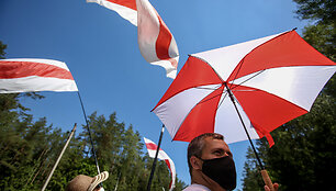 Baltarusių protestas pasienyje