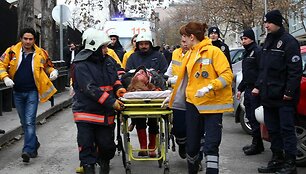 Sprogimo vietoje.