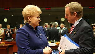 Enda Kenny ir Dalia Grybauskaitė