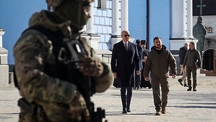 Joe Bidenas lankėsi Kyjive